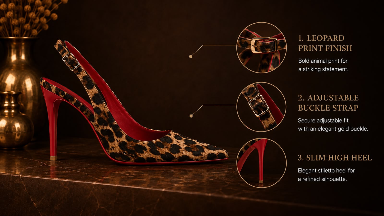 Women's Red Leopard Print Court Shoes – Saint-Tropezslider_item_PDah87