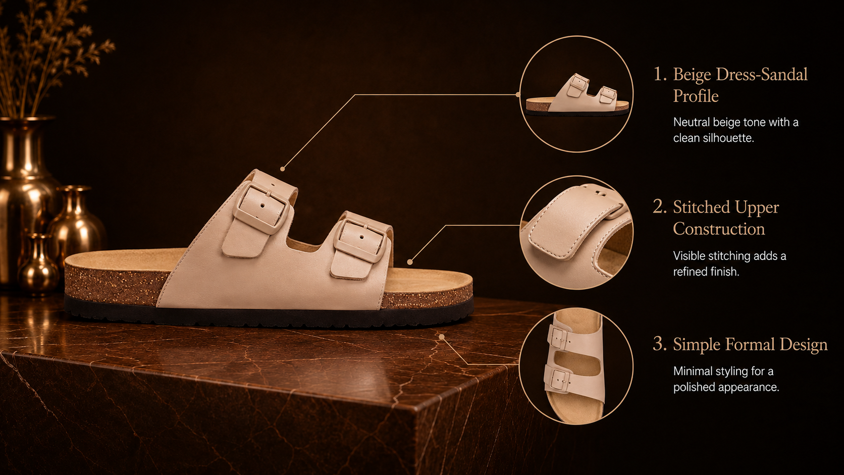 Women's Beige Sandals – Strasbourgslider_item_PDah87