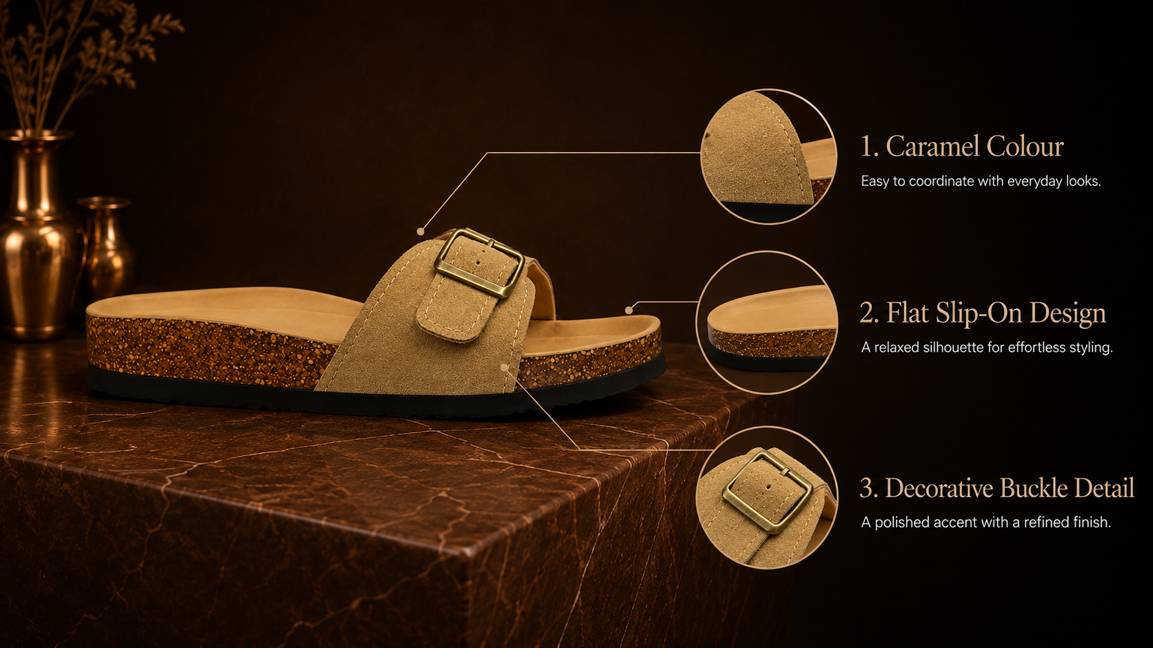 Women's Caramel Sandals – Montmartreslider_item_PDah87