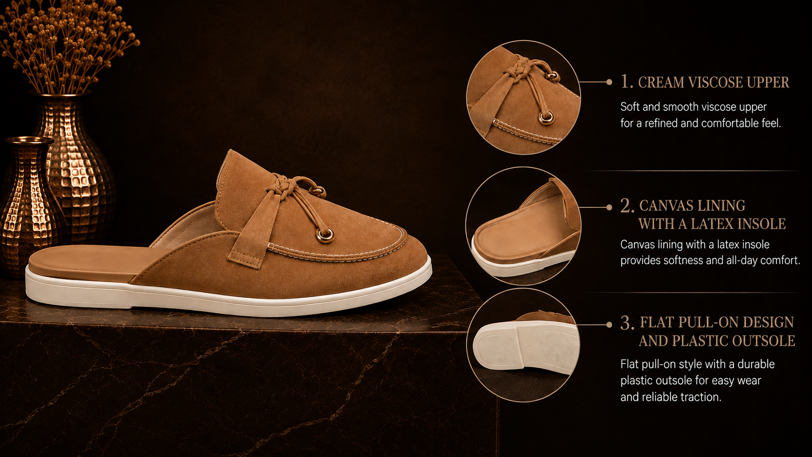 Women's Cream Mules – Madeleineslider_item_PDah87