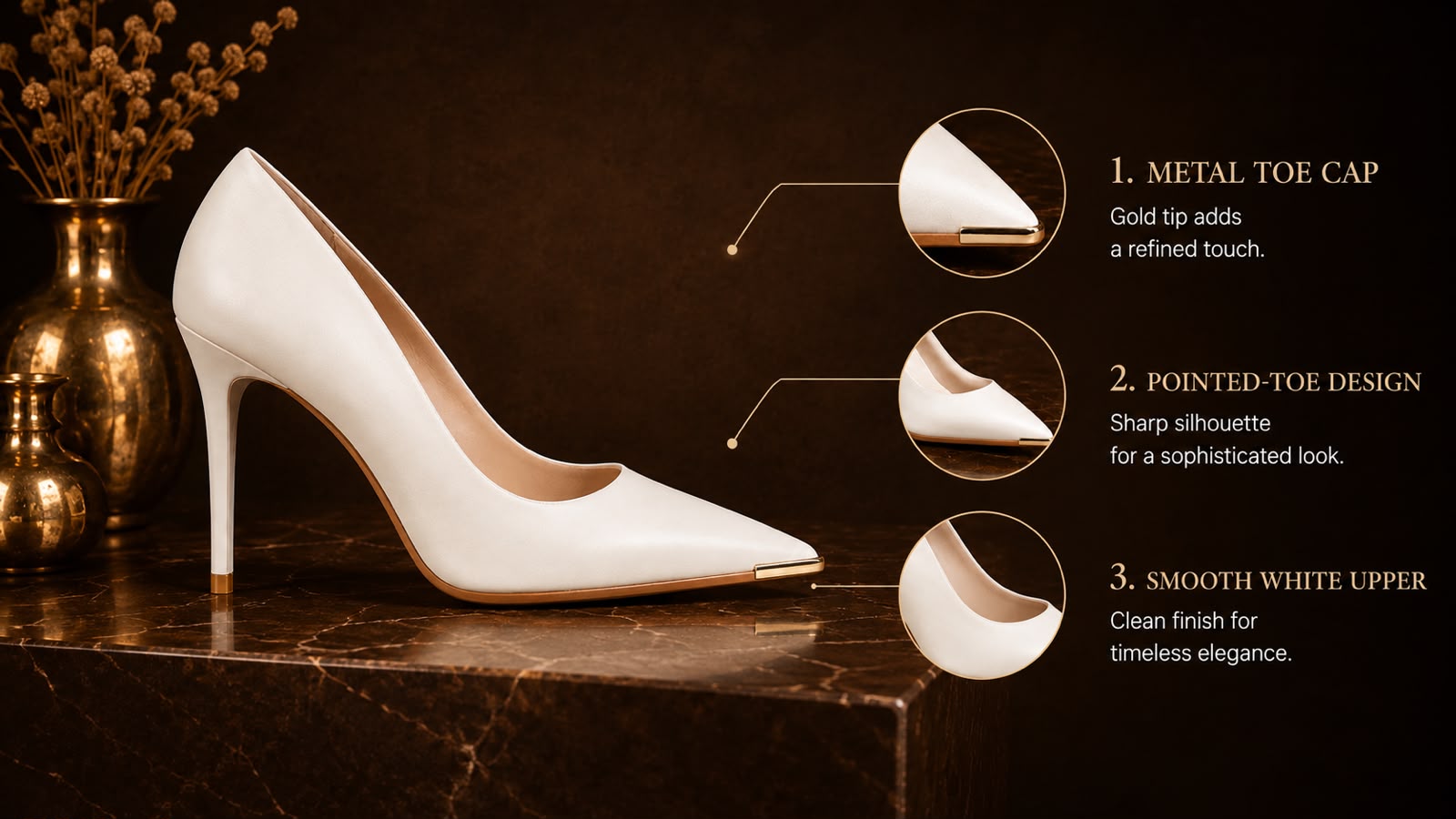 Women's Cream Court Shoes – Lyonslider_item_PDah87