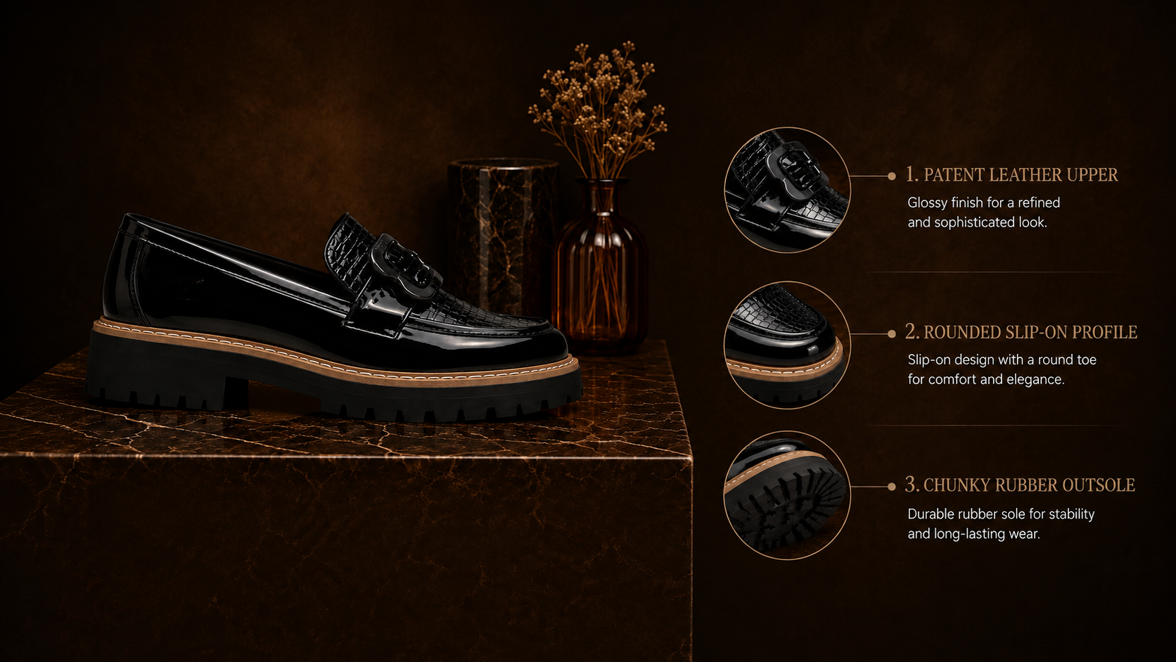 Women's Black Loafers – Colmarslider_item_PDah87