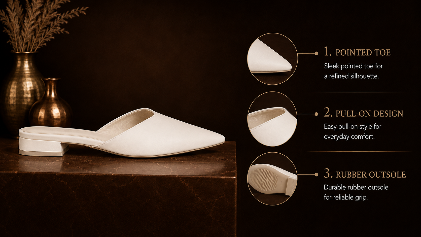 Women's Black Mules – Romeslider_item_PDah87