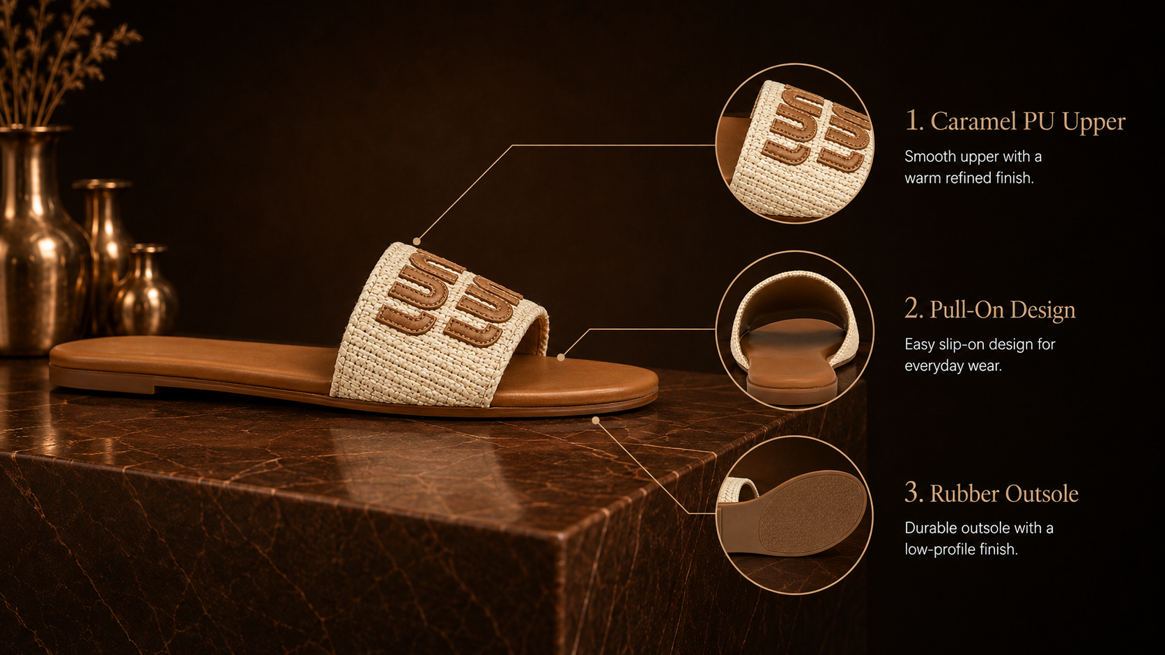 Women's Caramel Sandals – Bordeauxslider_item_PDah87