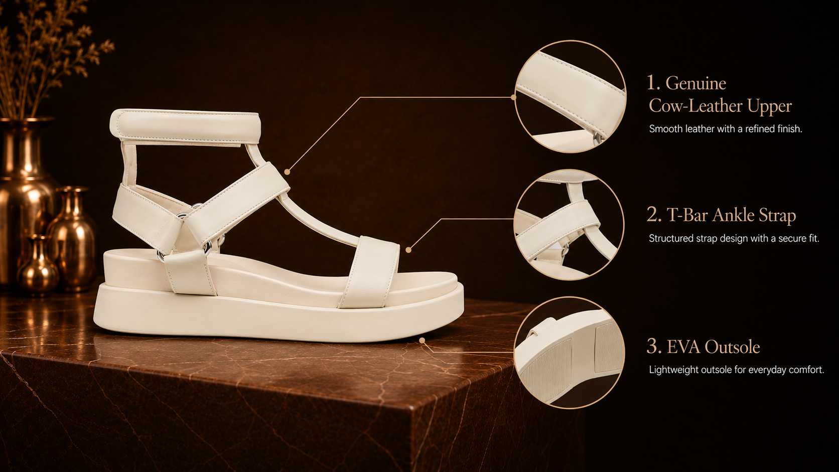 Women's White Sandals – Versaillesslider_item_PDah87