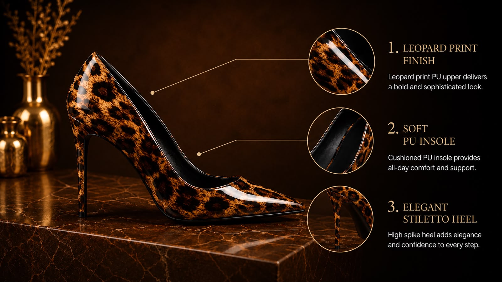 Women's White Leopard Print Court Shoes – Strasbourgslider_item_PDah87