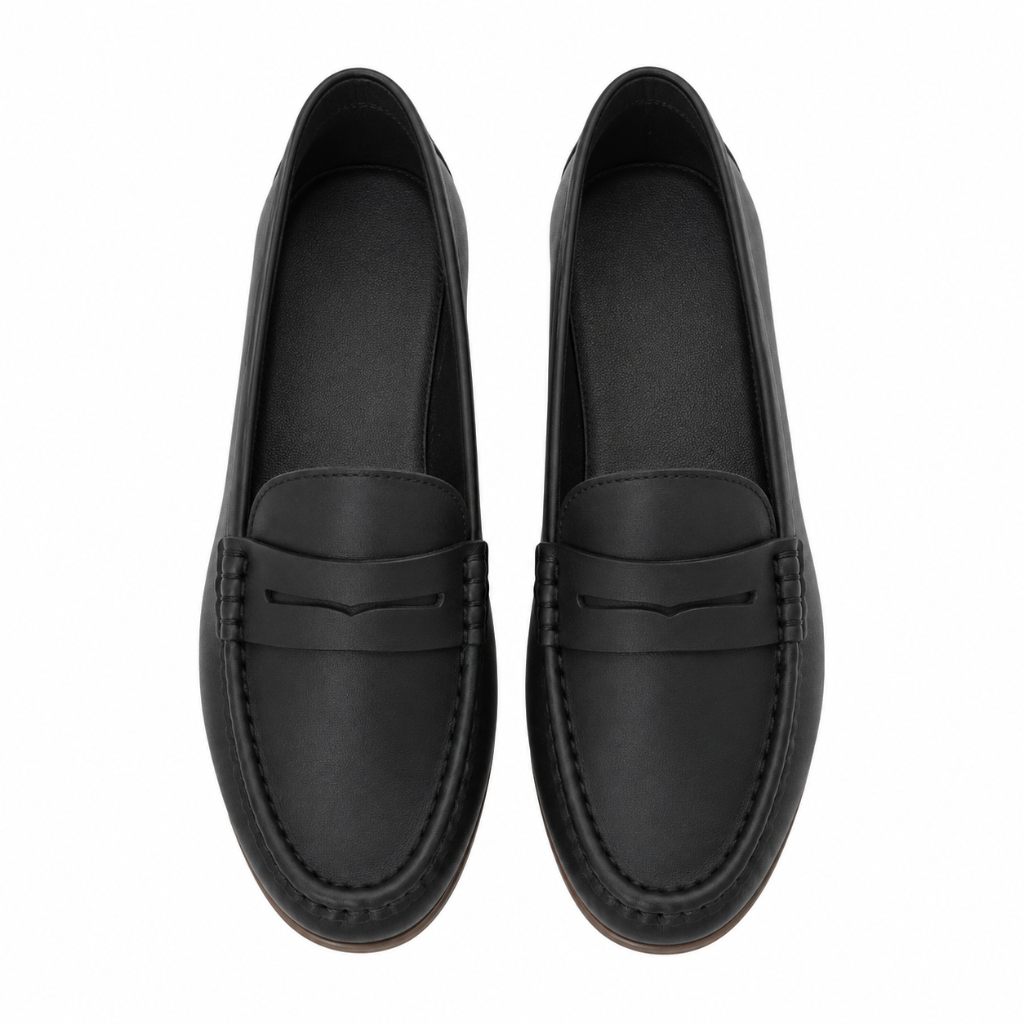 Lyon women's black loafers product detail