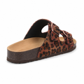 Colmar women's brown leopard-print sandals EVA insole detail