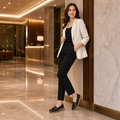Avignon women's black loafers additional view