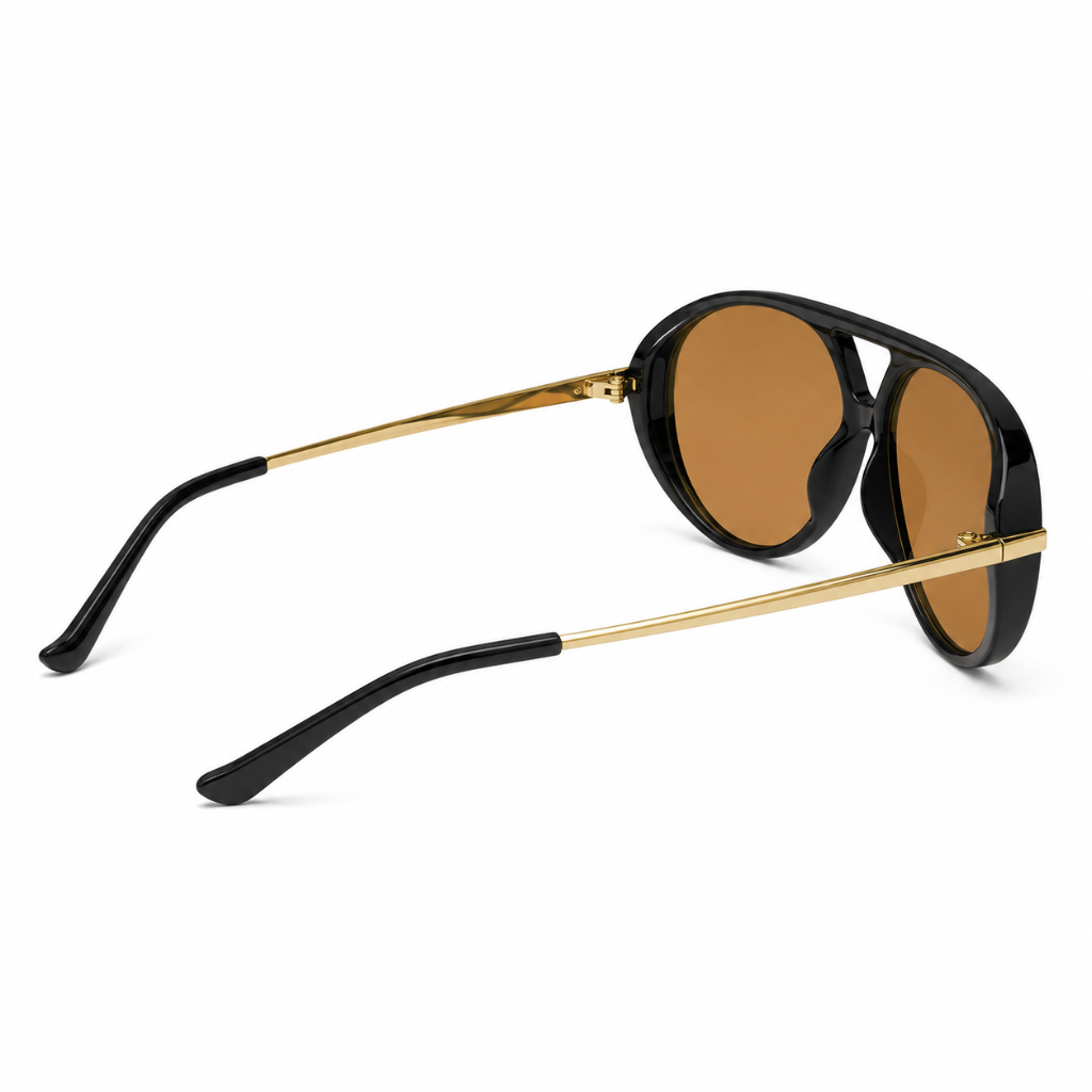 Majorca women's black plastic frame detail