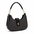 Florence women's black crossbody bag side profile