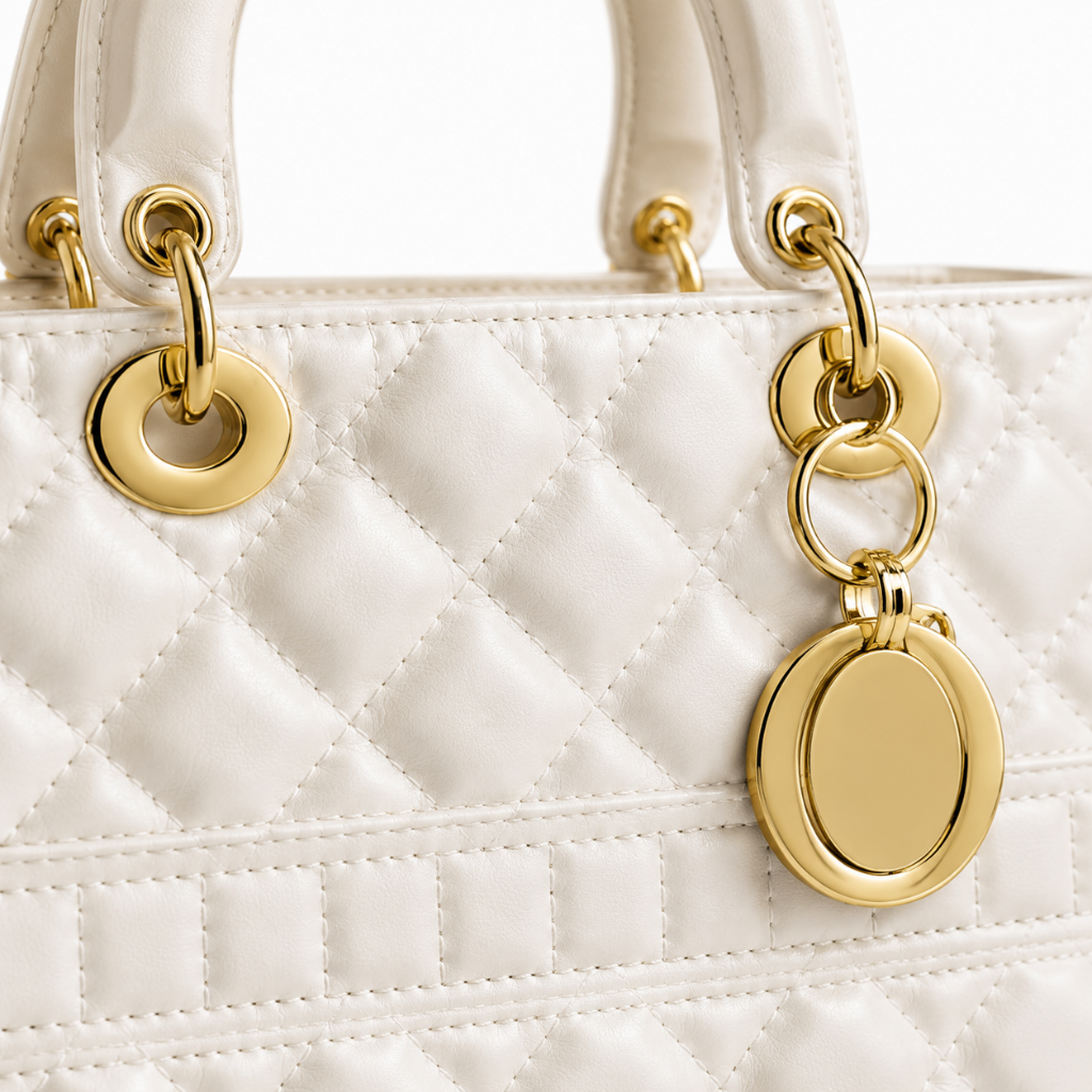 Rivoli women's white shoulder bag side profile