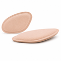 Women's skin-tone ball-of-foot cushions elastic fabric detail