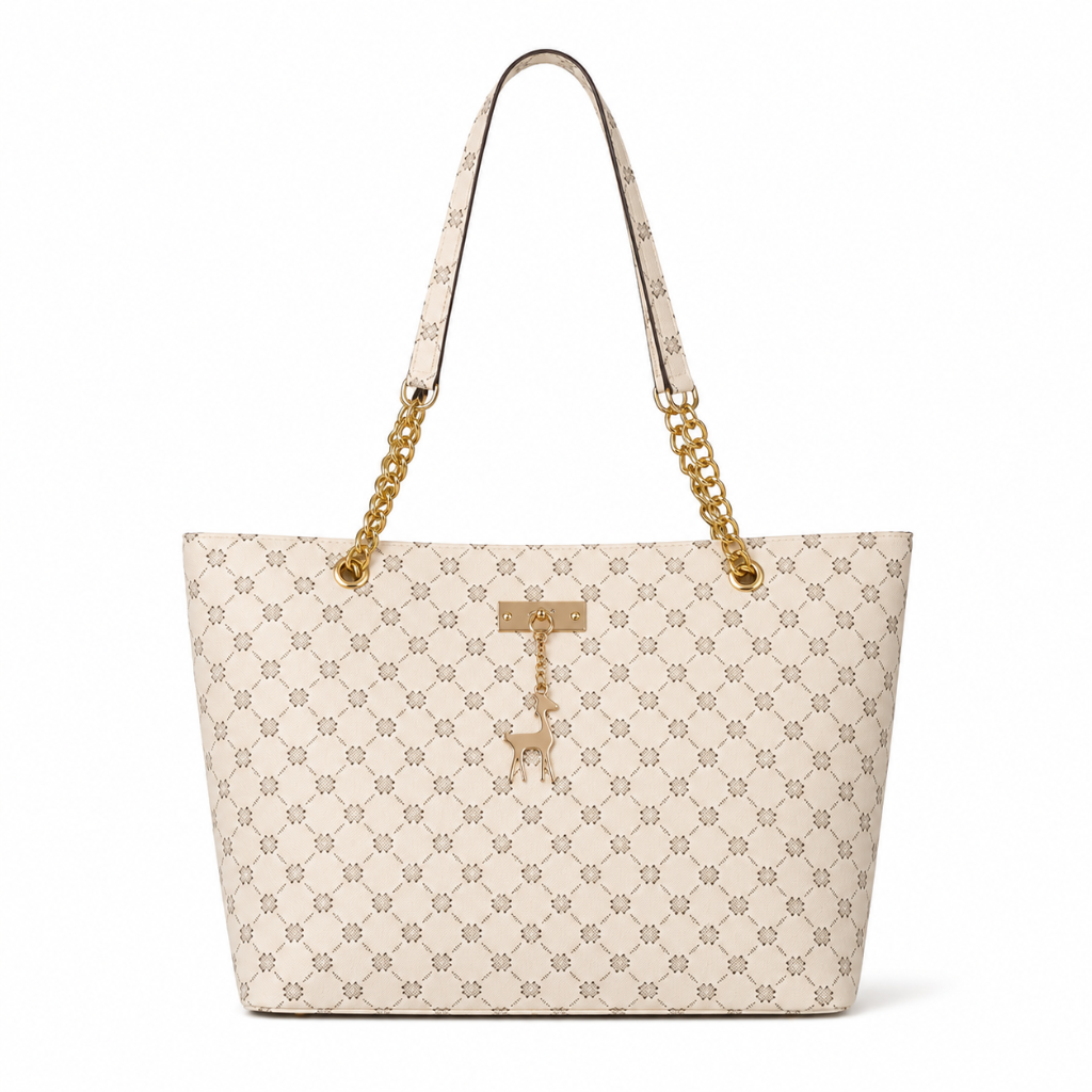 Venice women's white tote bag