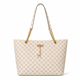 Venice women's white tote bag