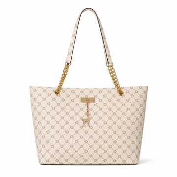 Venice women's white tote bag