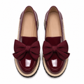 Strasbourg women's burgundy loafers product detail