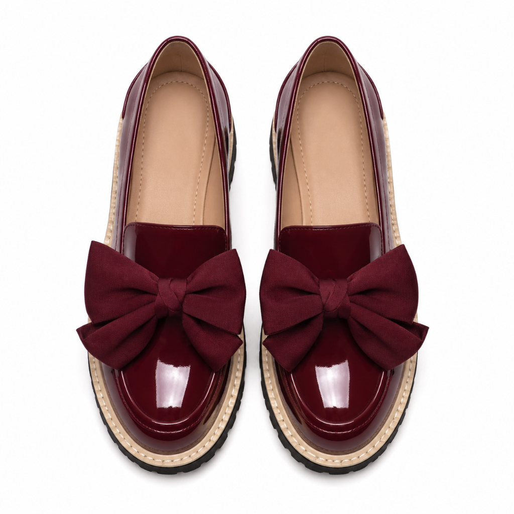 Strasbourg women's burgundy loafers product detail