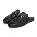Vendôme women's black mules side profile