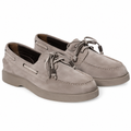 Cannes women's khaki loafers side profile