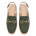 Venice women's green mules product detail