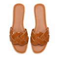 Nice women's caramel sandals fastening detail
