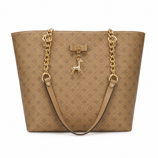 Venice women's brown tote bag
