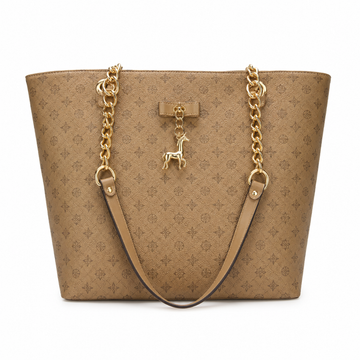 Venice women's brown tote bag