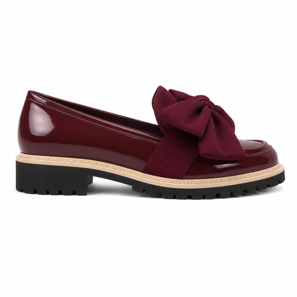 Strasbourg women's burgundy loafers