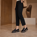 Colmar women's black loafers alternate angle