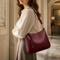 Opera women's burgundy shoulder bag alternate angle
