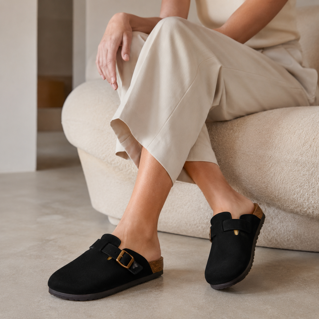 Loire women's black sandals alternate view