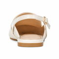 Milan women's white mules sole detail