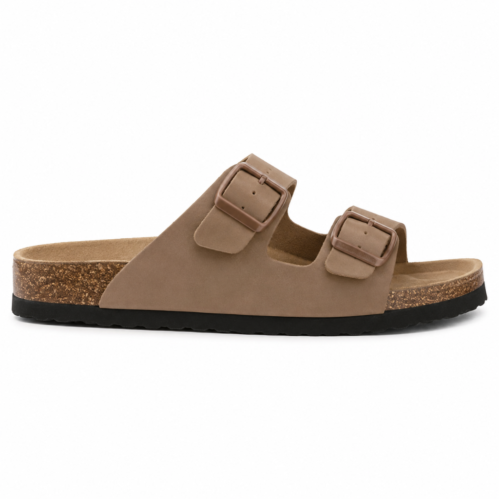 Chantilly women's grey slide sandals