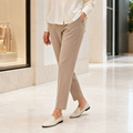 Bordeaux women's white loafers alternate angle