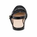 Milan women's black mules sole detail