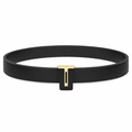 Granada women's black leather belt