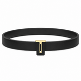 Granada women's black leather belt