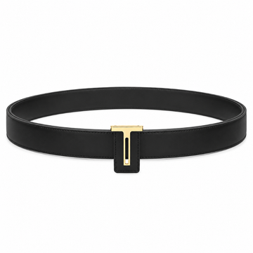Granada women's black leather belt