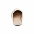 Sorbonne women's white mules upper detail