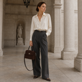 Marais women's burgundy tote bag zip closure detail