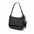Milan women's black shoulder bag