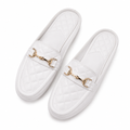 Vendôme women's white mules upper detail