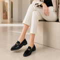 Deauville women's black loafers alternate angle