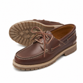 Versailles women's brown loafers upper detail