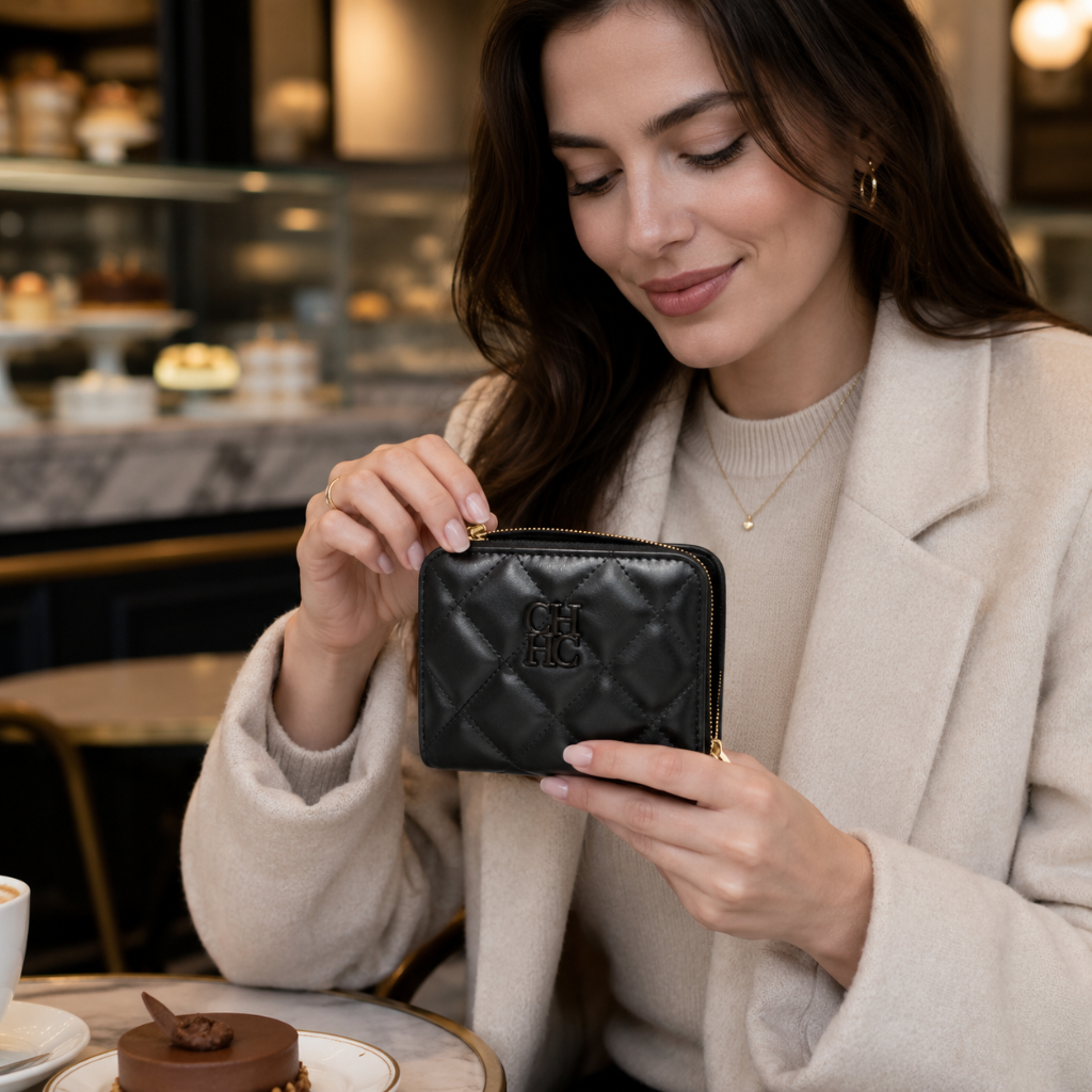 Verona women's black wallet alternate angle