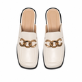 Tuileries women's white mules product detail
