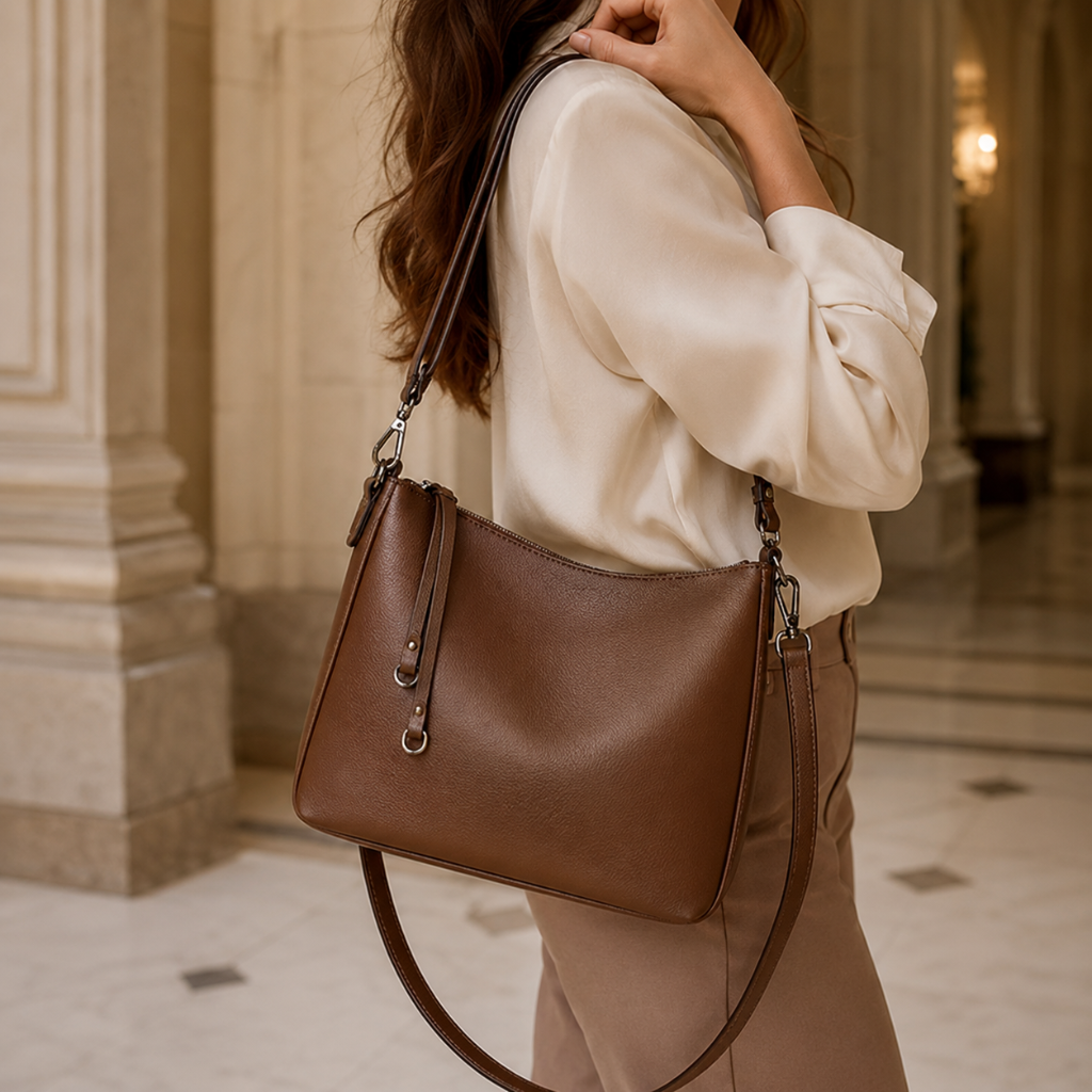 Opera women's brown shoulder bag alternate angle