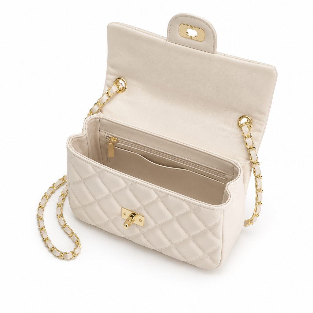 Louvre women's white shoulder bag product detail