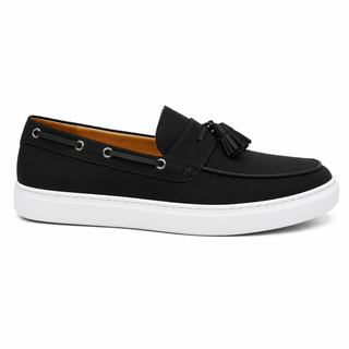 Monaco women's black loafers